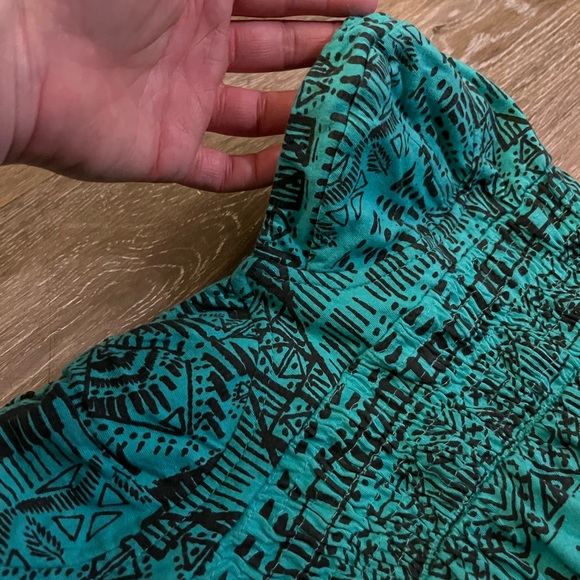 Billabong romper dress black and teal size medium - Picture 2 of 10